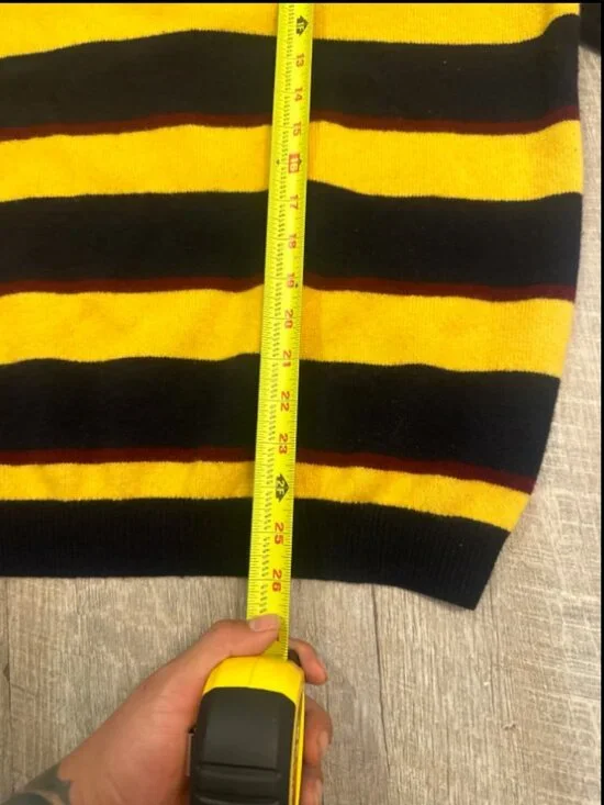 Brooks Brothers Scottish Lambswool Rugby Style Mens Sweater - Picture 4 of 5